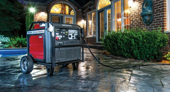 Honda EU7000 silent generator for film production power solutions